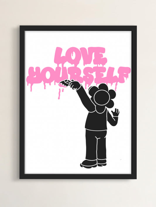 love yourself graffiti